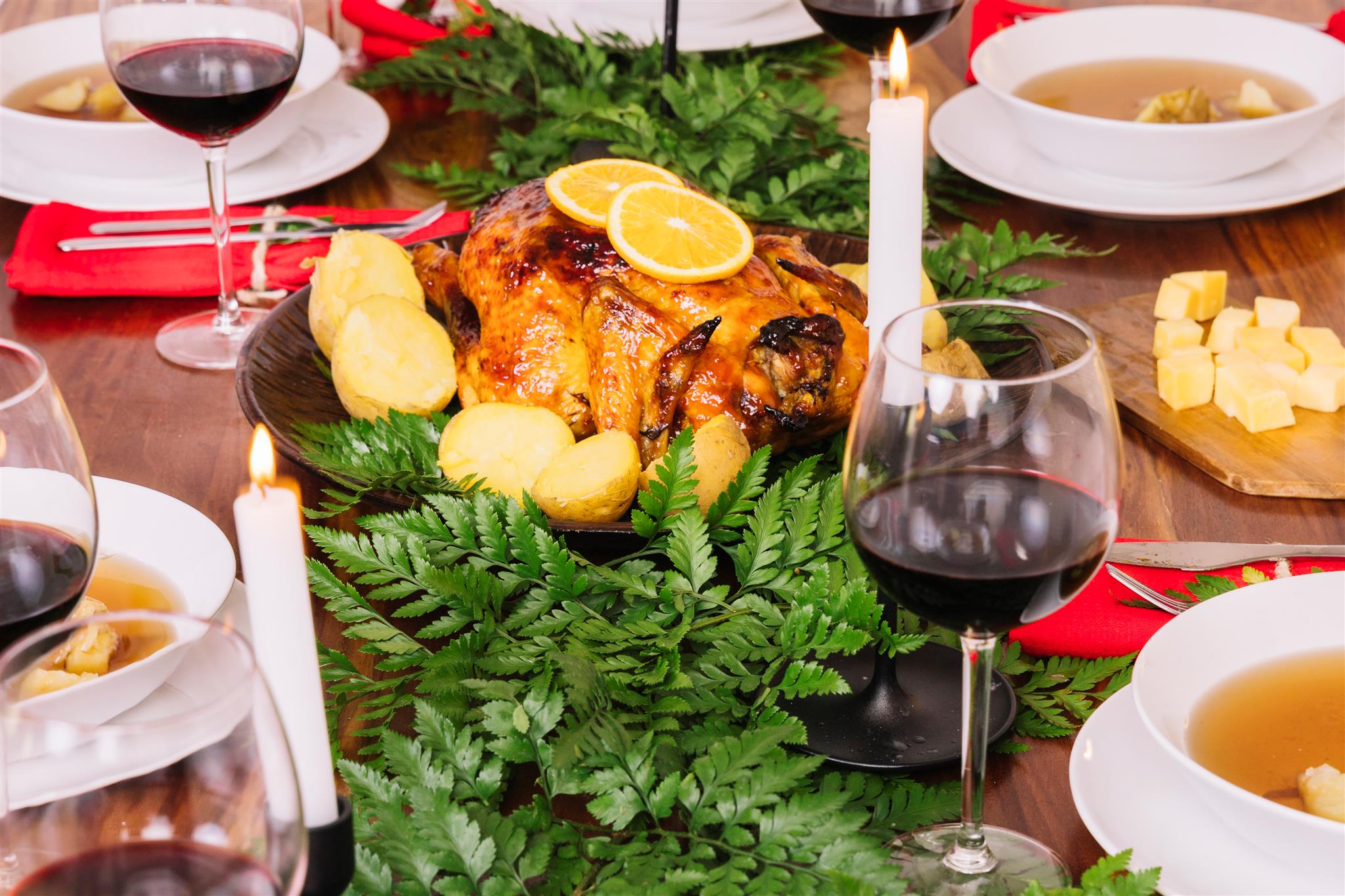 Receitas de natal: Peru Assado