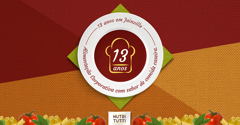 13 anos de alimentação corporativa com sabor de comida caseira! 